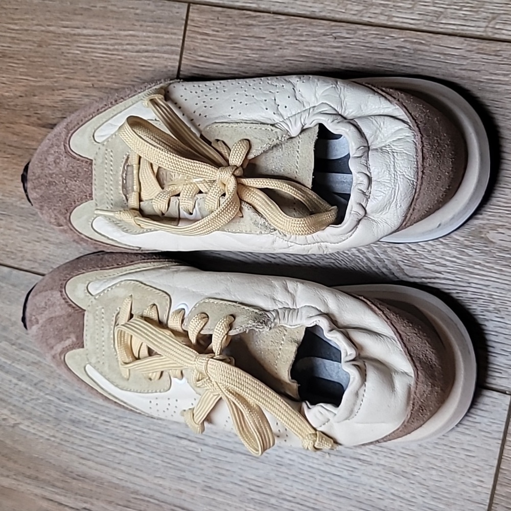 P448 Women's Sneakers in Cream, Tan, Brown - Picture 3 of 9